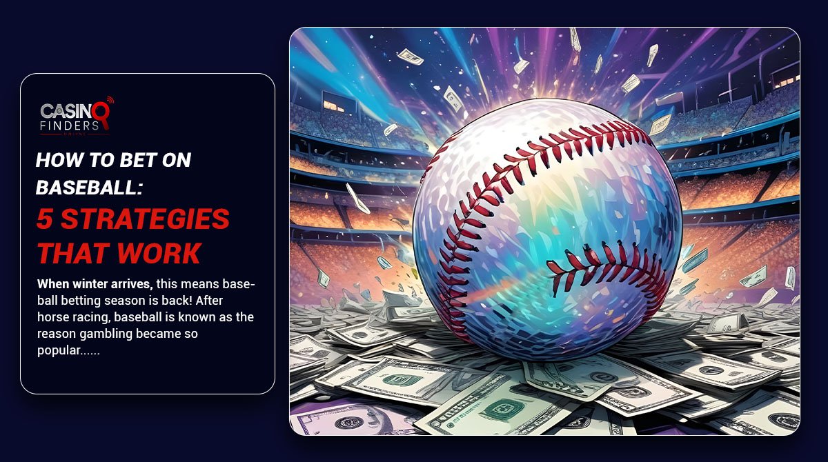 image featuring a giant baseball ball hitting dollar stacks | how to bet on baseball guide