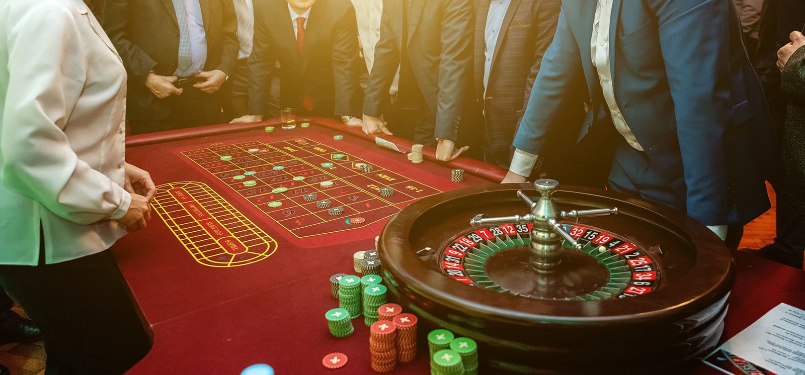 roulette gambling table