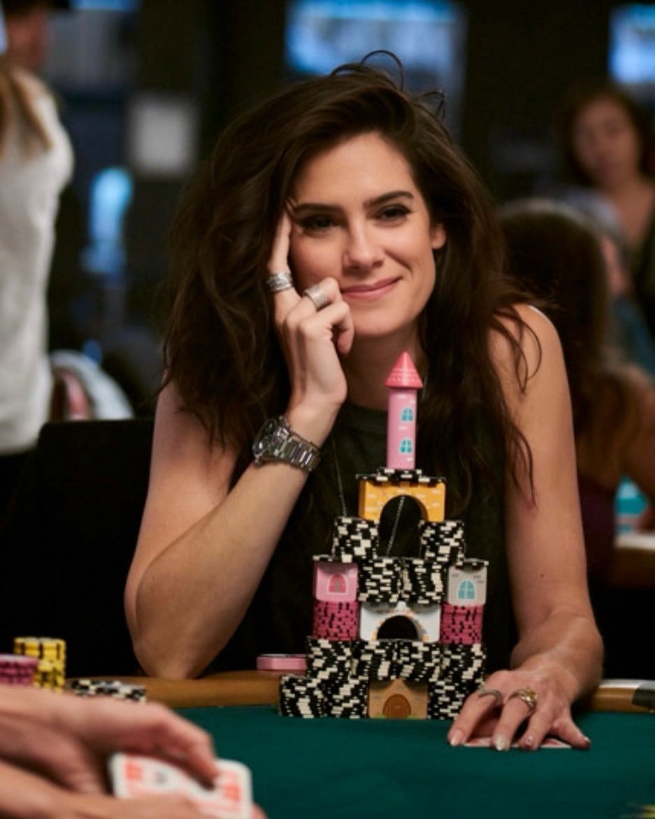 tiffany michelle at poker table 