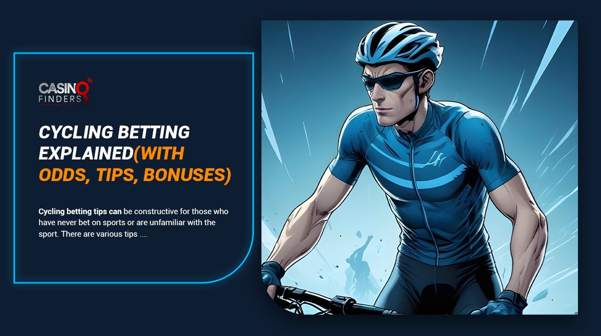 how to bet on cycling online for real money guide thumbnail image featuring a male cyclist