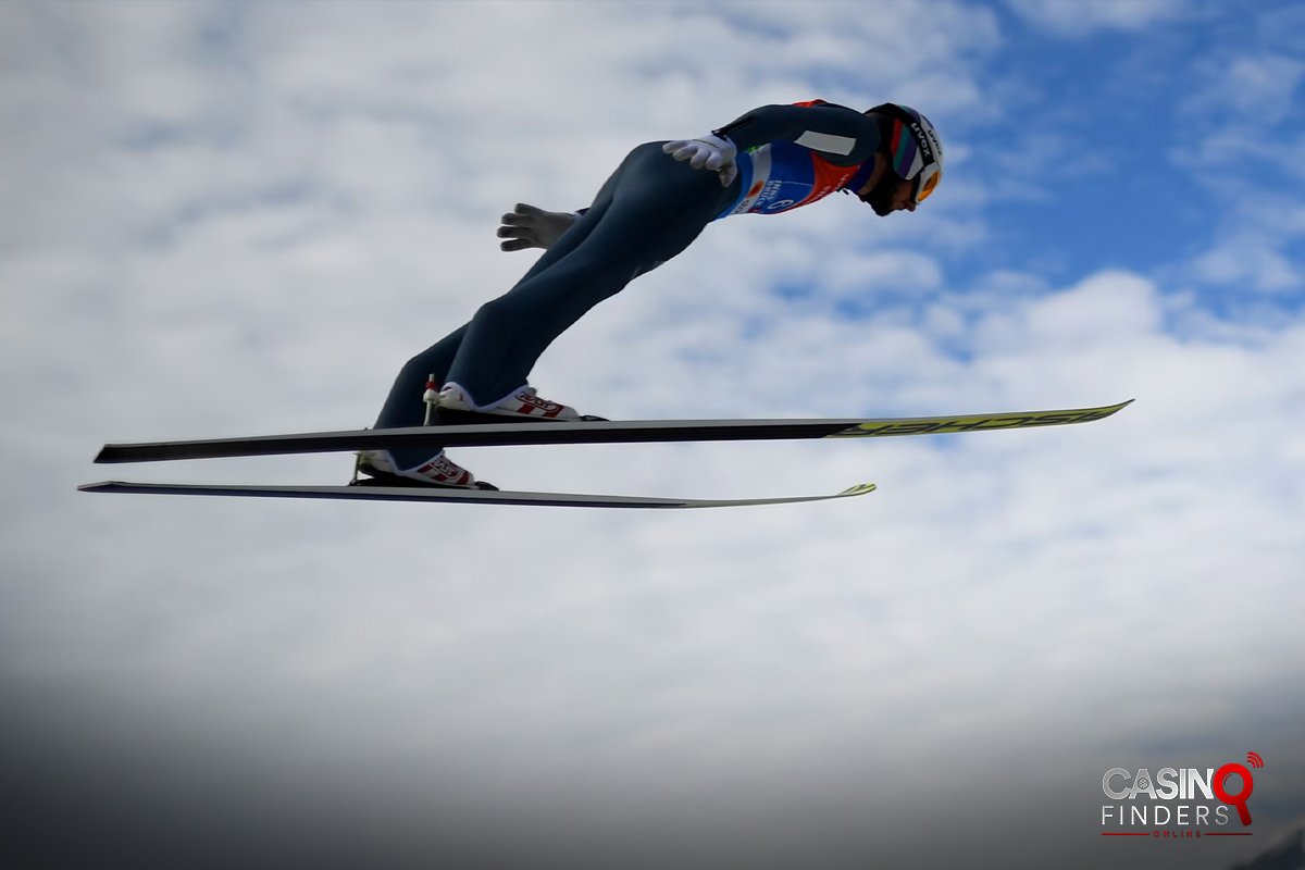 Ski jumper flight