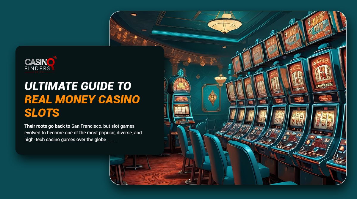 thumbnail image featuring casino slot machines | guide to the best real money casino slot games