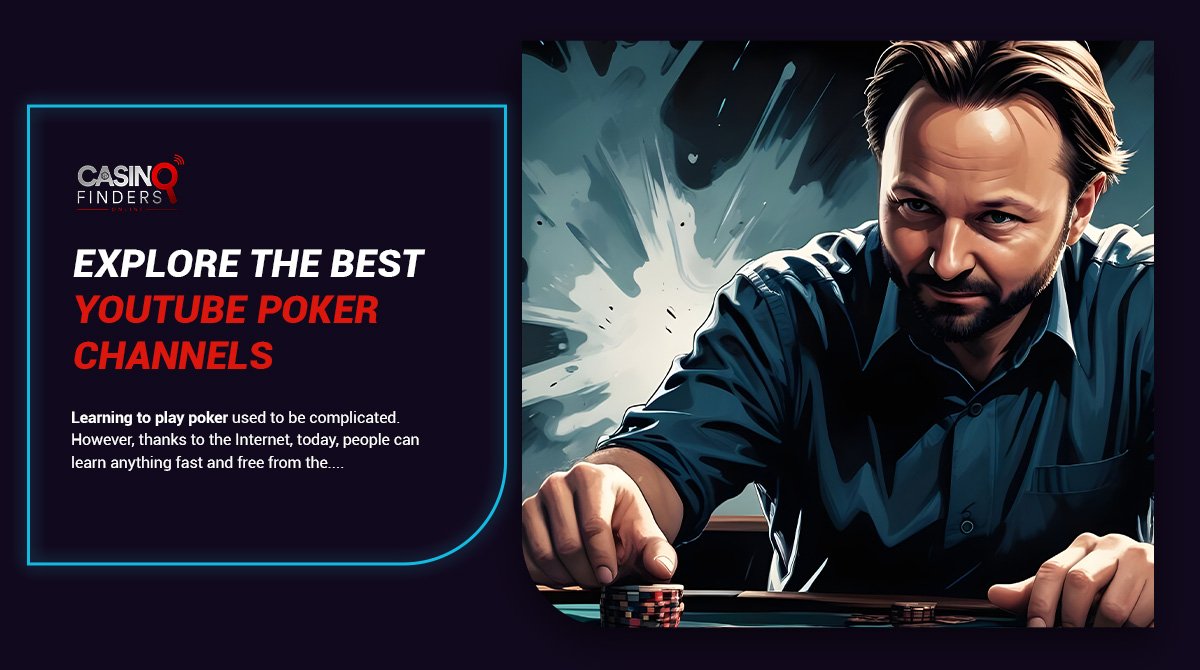 Thumbnail image featuring daniel negreanu poker player | best YouTube poker channels