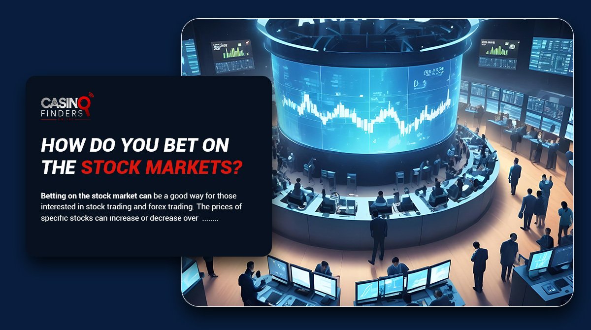 thumbnail image featuring a stock market | how to bet on stock market guide