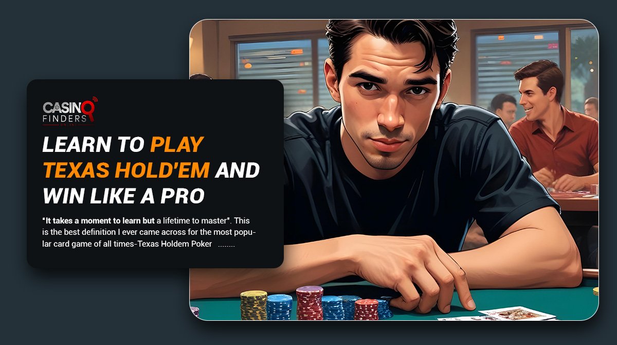 male poker player at a casino | how to play texas hold'em online