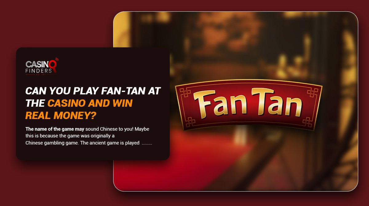 how to play online real money casino Fan Tan game