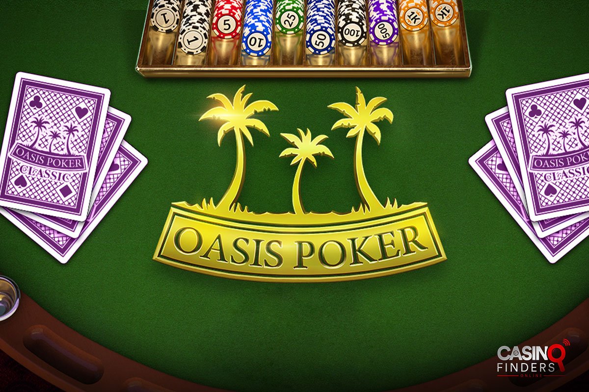 image featuring Oasis poker table and gameplay