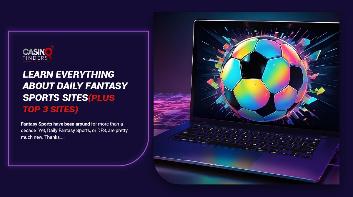 guide to daily fantasy sports sites thumbnail image featuring a soccer ball