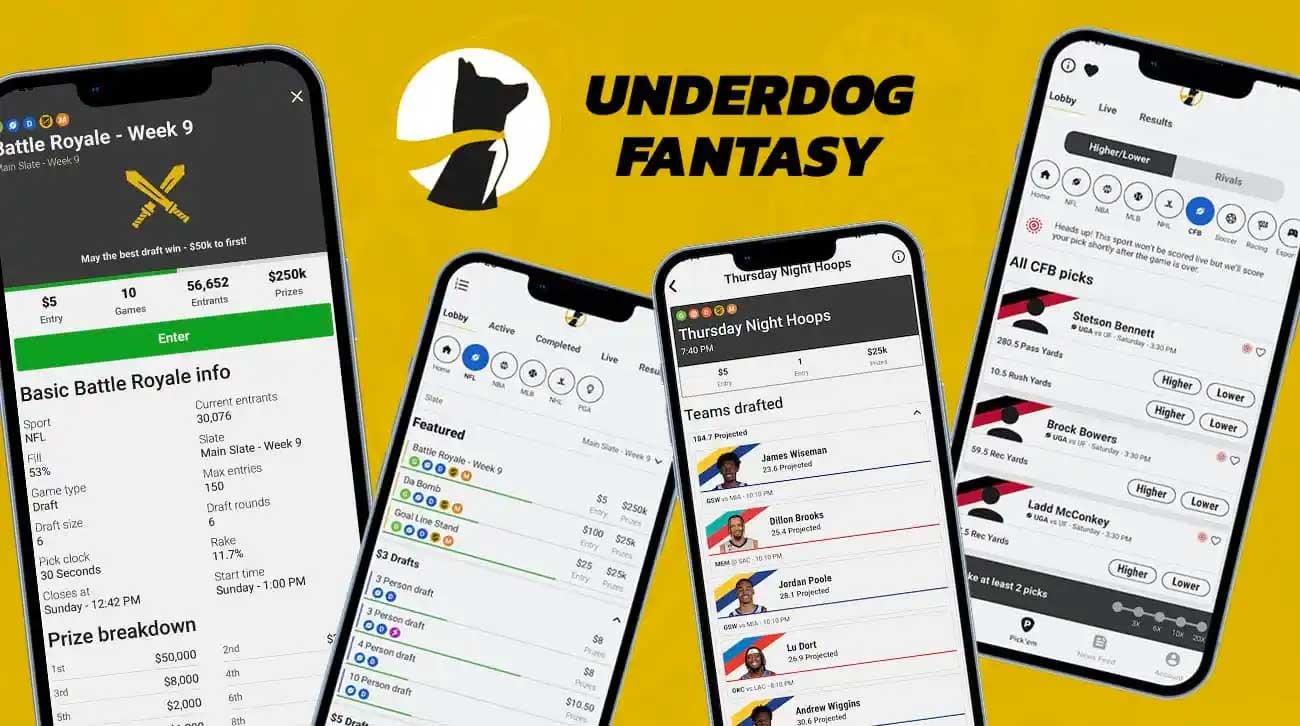 Underdog Fantasy: Best For Best Ball