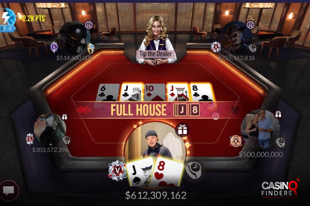 Zynga Poker as a social game