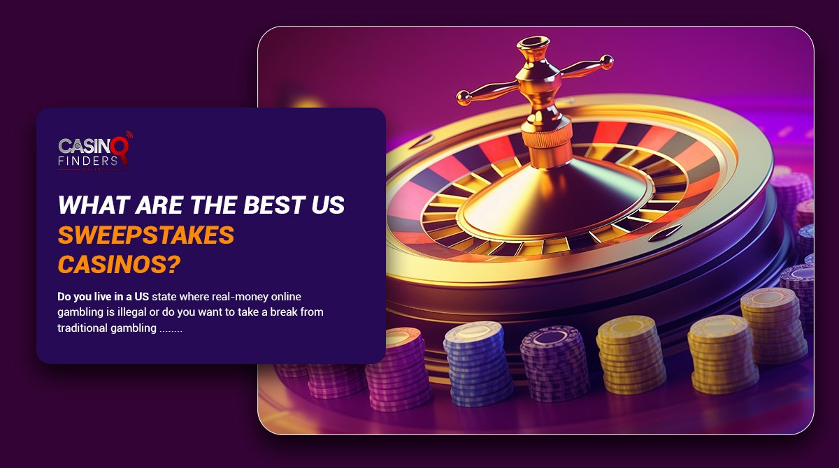 thumbnail image featuring a roulette wheel and poker chips | what are the best US online sweepstakes casinos