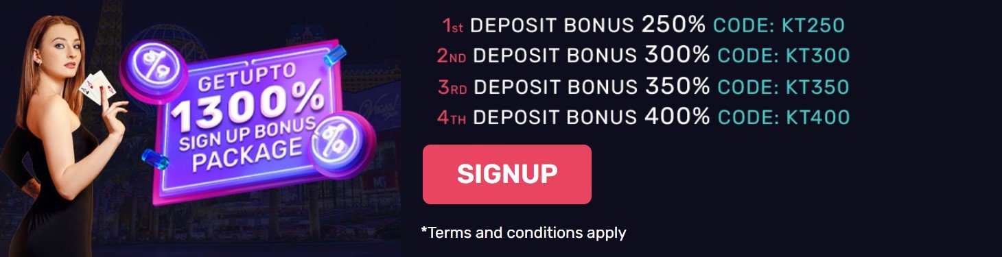 Kats casino bonus package