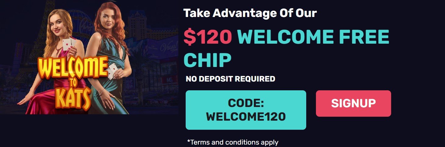Kats Casino No Deposit Welcome Bonus