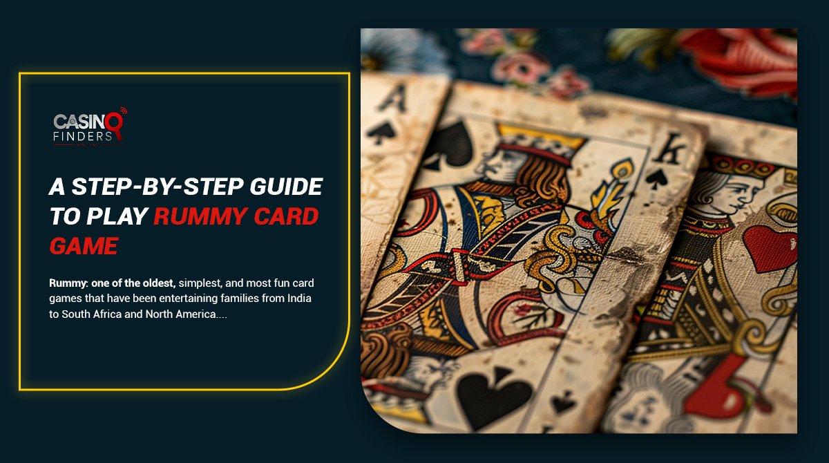 thumbnail image featuring playing cards | how to play rummy card game for real money